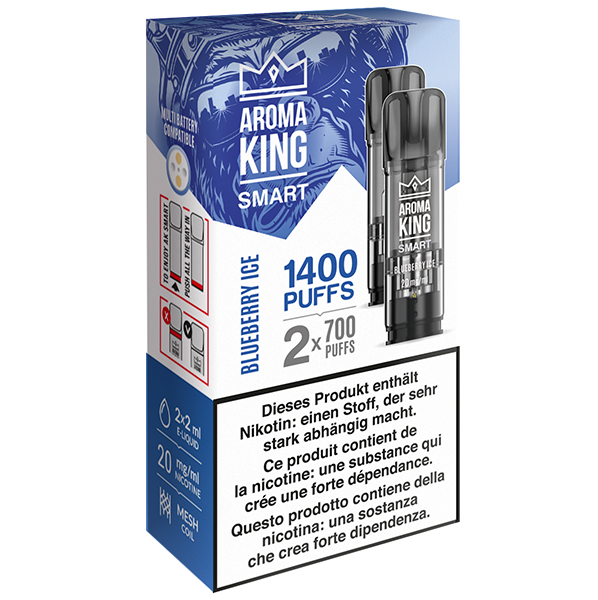 Aroma King SMART 2 Pods Blueberry Ice 20mg