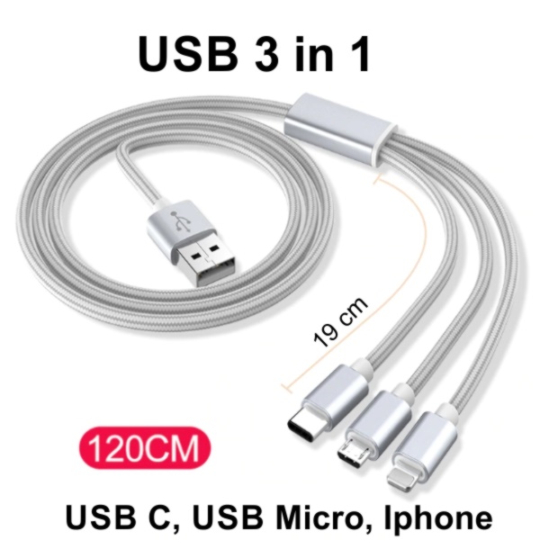 USB Kabel 3 in 1