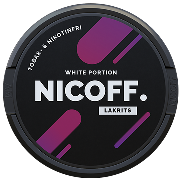 Nicoff. Lakrits White Portion (Tabak- & Nikotinfrei) 11g