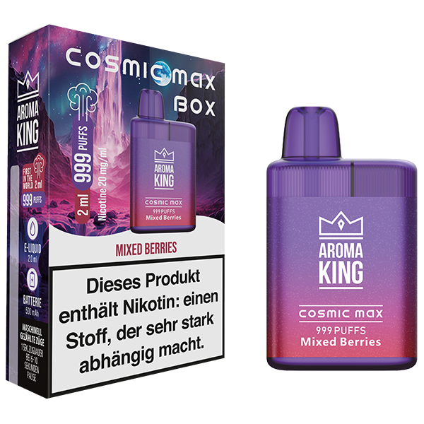 Aroma King Cosmic Max Box Mixed Berries 20mg
