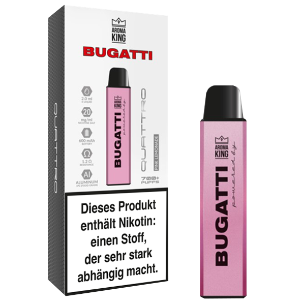 Aroma King Bugatti Quattro Pink Lemonade 20mg