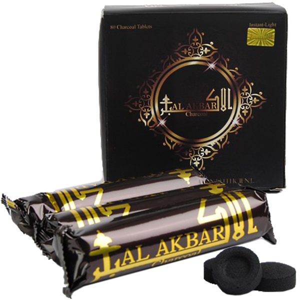 Al Akbar Shisha Charcoal 33mm