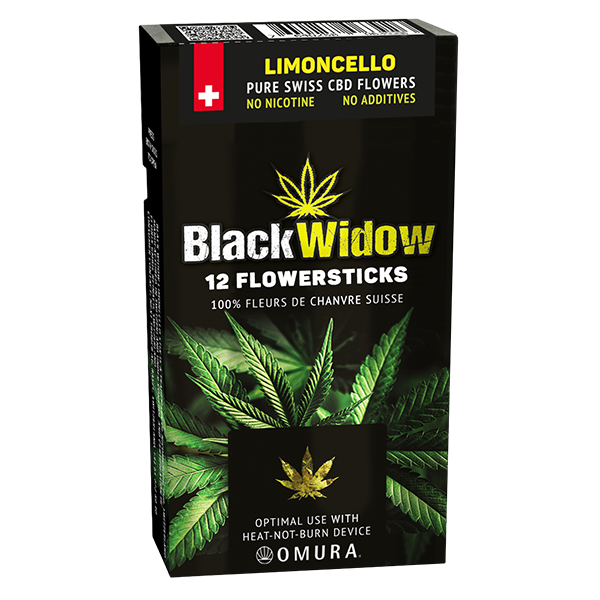 Black Widow Limoncello Flowersticks 12'S