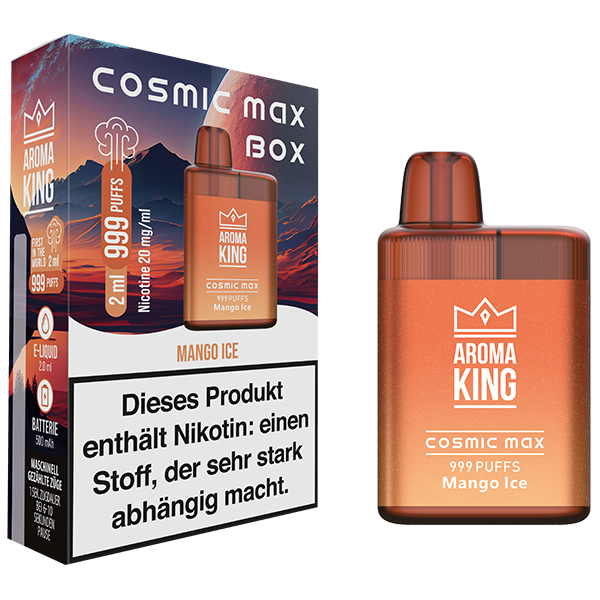Aroma King Cosmic Max Box Mango Ice 20mg