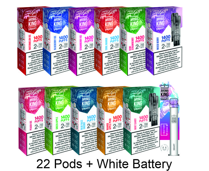 Big Smart Multipack 22 Pod + Batterie Weiss