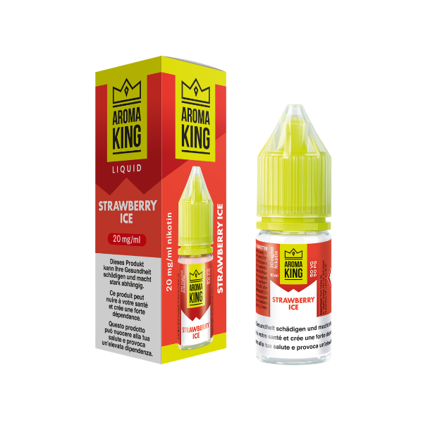 Aroma King Liquid 10ml Strawberry Ice 20mg