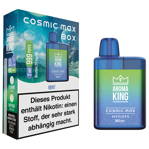 Aroma King Cosmic Max Box Mentos Mints 20mg