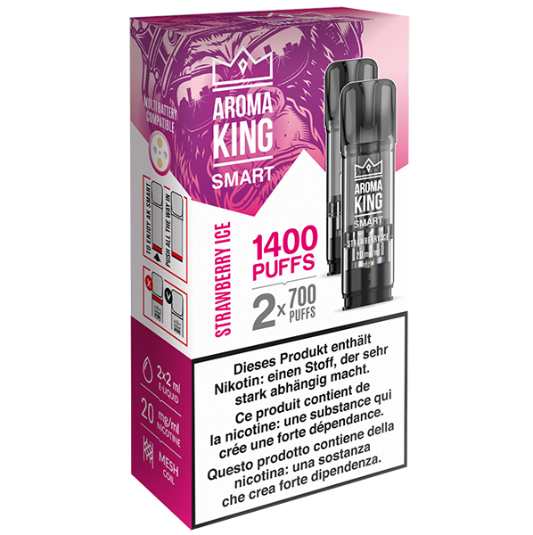 Aroma King SMART 2 Pods Strawberry Ice 20mg